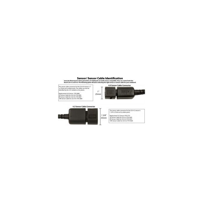 3 ft. Sensor Cable, For Use With Bosch LSU4.2 O2 Sensor