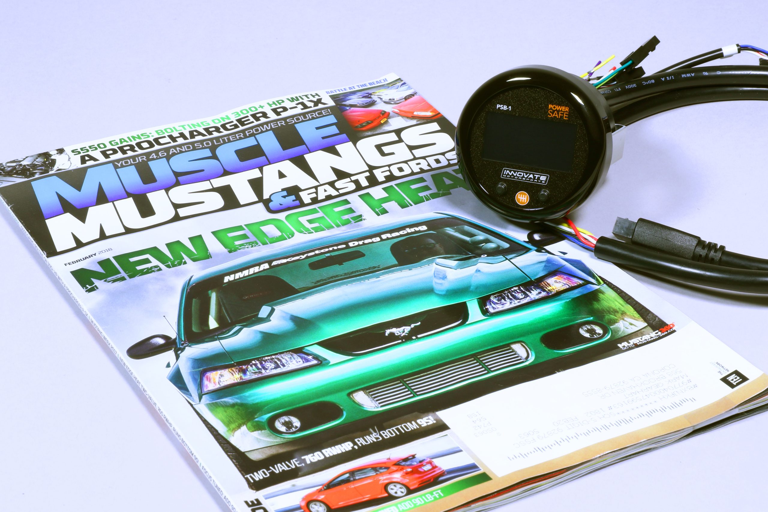 Muscle Mustangs And Fast Fords Magazine Installs an Innovate PSN-1 PowerSafe Nitrous Gauge